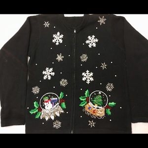 Ugly Christmas Sweater Vintage Size: Small